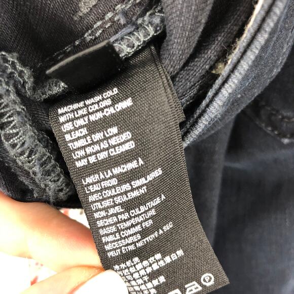 Free People Ivy Mid Rise Skinny Released Hem Jeans Seal Blue Sz. 26 NEW - Picture 11 of 12